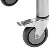 Royal Catering Arbeitstisch 60 x 60 cm Rollbarer Edelstahltisch Aufkantung Gastrotisch 120 kg Bild 2