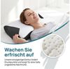 AKKEE Nackenstützkissen Orthopädisches Kissen Kopfkissen Nackenschmerzen aus Memory Foam, Ergonomisches Bild 3