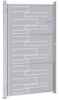 vidaXL Gartentor mit Schloss Silber 85 x 144 cm Edelstahl 3402581 Bild 4