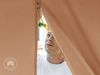 4 Seitenteile für Gartenpavillon Rendezvous Deluxe 3x4 m - Polyester ca. 160 g/m² - mit Reißverschluss - cappuccino Bild 4