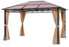 4 Seitenteile für Gartenpavillon Rendezvous Deluxe 3x4 m - Polyester ca. 160 g/m² - mit Reißverschluss - cappuccino Bild 2