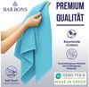 BARBONS Badetücher Duschtücher Set, Handtücher 4-tlg 70x140cm Badetuch, Handtuch, (4-St), Walkfrottee, 100% Baumwolle, saugstark, weich Bild 2