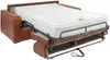 Vente-unique - CALITO Sofa Leder Braun - B 223 cm94 cm x H 99 cm x L 216 cm Bild 3