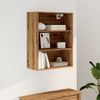 vidaXL Wandregal Artisan-Eiche 69,5x32,5x90 cm 857046 Bild 3