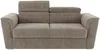Vente-unique - RIZORA Sofa Stoff Schokoladenbraun - B 223 cm96 cm x H 95 cm x L 230 cm Bild 3