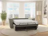 Vente-unique - RIZORA Sofa Stoff Schokoladenbraun - B 223 cm96 cm x H 95 cm x L 230 cm Bild 2