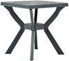 vidaXL Bistrotisch mit Ablage, Kunststoff grün, Ø 70 x H 72 cm Bild 3