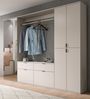 Stauraumschrank mit Spiegel Line-Up in kaschmir 30x193 cm Bild 5