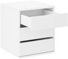 AX LIVING Schubkasteneinsatz Storicos Kommode weiß 38,6 x 51,3 x 50 cm Bild 2