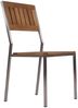 Designer Tischset Andalo Tisch + 4 Stühle Cantene Teakholz Edelstahl - Tischplatte: 120x120 cm Bild 3
