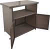 Sideboard ELISA - Kunststoff Coffee 84x50x90cm | Schrank Flur Schlafzimmer Kommode Bild 3