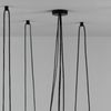 s.luce Modular Mehrfach-Baldachin 1-6 Ausgänge Ø 15cm Schwarz Bild 5