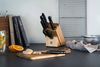 Zwilling Messerblock TWIN Chef 2 (8tlg), Messerblock mit 5 Messern + 1 Schere + 1 Wetzstahl, Bambus Bild 3