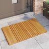 vidaXL Badematte Uni Braun 81 x 50 cm Holz 42025264 Bild 3
