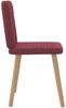 vidaXL Esszimmerstühle 6 Stk. Weinrot Stoff 3315517 Bild 5