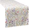Eurofirany Tischdecke Blumenmuster (Packung 1-tlg, 1x Tischdecke), Fleckabweisende Tischdecke mit floralem Druck – wasserabweisend Bild 2