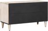 vidaXL TV-Schränk mit Regal Weiß 80 x 31,5 x 46 cm Massivholz Mango 4018383 Bild 5