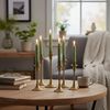 Relaxdays LED Stabkerzen 6er Set Bild 2