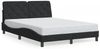 vidaXL Bettgestell mit LED ohne Matratze Schwarz 140x190 cm Samt 3213851 Bild 5