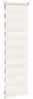 vidaXL Doppelrollo Marmorbeige 40x100 cm Stoffbreite 35,9 cm Polyester 4014613 Bild 4