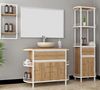 Waschbeckenunterschrank Magnia Teak Massivholz - Breite vom Unterschrank: 80 cm Bild 5