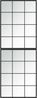 Wandspiegel, Badspiegel 2 Stk. Schwarz 80x60 cm Metall de6847 Bild 3