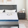 vidaXL Matratzenauflage, Jacquard-Stoff weiß, Höhe 8 cm, 180x200 cm Bild 3
