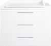 roba® Wickelkommode Kimi - Aus Holz - Weiß - 3 Schubladen mit Softclose - Babyzimmer Bild 4