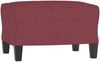 vidaXL 3-tlg. Sofagarnitur mit Kissen Weinrot Stoff 3201662 Bild 5