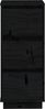 vidaXL Sideboards 2 Stk. Schwarz 32x34x75 cm Massivholz Kiefer 813374 Bild 4