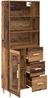 vidaXL Highboard Altholz 69,5 x 34 x 180 cm Holzwerkstoff 3415757 Bild 5