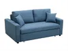 Vente-unique - INIZOR Sofa Stoff Blau - B 101 cm x H 85 cm x L 168 cm Bild 3