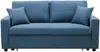 Vente-unique - INIZOR Sofa Stoff Blau - B 101 cm x H 85 cm x L 168 cm Bild 2