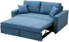Vente-unique - INIZOR Sofa Stoff Blau - B 101 cm x H 85 cm x L 168 cm Bild 4