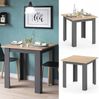 Esstisch Karlos Goldkraft Eiche 80 x 80 cm Vicco Bild 2