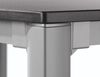 Sieger Exclusiv Exclusiv-Gartentisch mit vivodur® Tischplatte, Aluminium Graphit, 95 x 74 x 95 Bild 2