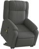 vidaXL Massagesessel mit Aufstehhilfe Dunkelgrau Stoff 3205215 Bild 3