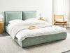 Wasserbett Samtstoff BAJONNA 160 x 200 cm Mintgrün Bild 3