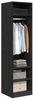 vidaXL Kleiderschrank mit Regal Schwarz Eichen-Optik 50 x 50 x 200 cm 875011 Bild 3