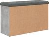 vidaXL Schuhbank Betongrau 82x32x50 cm Holzwerkstoff 835106 Bild 5