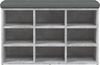 vidaXL Schuhbank Betongrau 82x32x50 cm Holzwerkstoff 835106 Bild 4