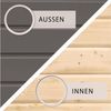 Gartenhaus Northeim 4 - 369x309 cm, 38 mm Holz terragrau, Karibu Bild 5