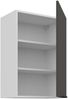 Küchen Hängeschrank 50 cm ARIA Graphite ultra matt + Weiss matt, hochwertige Fronten mit Anti Fingerprint Beschichtung Küchenzeile Küchenblock Bild 3