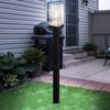 LED Stehleuchte, Aluminium schwarz, klar, H 100 cm Bild 2