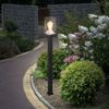 LED Stehleuchte, Aluminium schwarz, klar, H 100 cm Bild 5