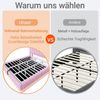 MODFU Polsterbett mit USB-Ports und hydraulischem Unterbett, stabiler Metallrahmen (Kinderbett mit Samtbezug, LED-Licht, Stauraumbett 180x200 cm), Inklusive Matratze Bild 4