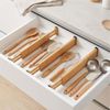 Relaxdays Schubladentrenner 4er Set aus Bambus Bild 2