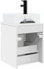 vidaXL Wandmontierter Waschbecken Vanity Weiß 39 x 41 x 62,5 cm 890572 Bild 4