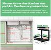 TUWENA Ablageregal 2 Stück 2 Etagen Herausgleiten Ausziehbares Lagerregal Organizer, Küchenschrank Organizer, Unter Waschbecken Regal Organizer aus Metall Bild 2