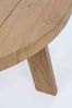 Beistelltisch Ravilo aus recyceltem Teakholz, rund, skandinavischer Stil, natur, Ø 80 cm Bild 2